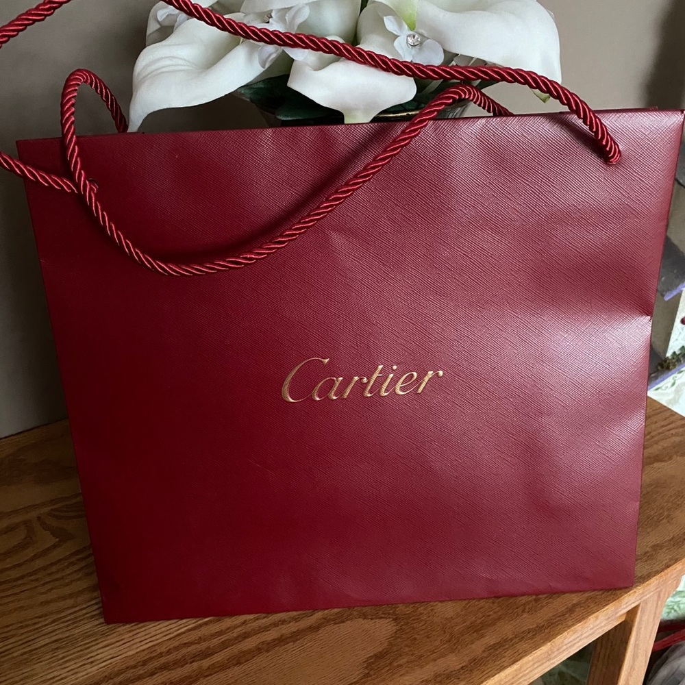Cartier shopping bag